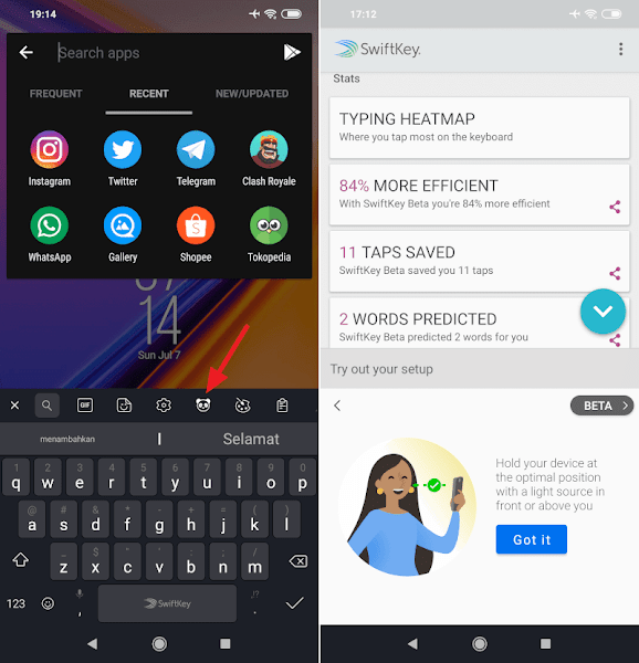 SwiftKey beta