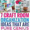 Craft Room Organizing Tips : Art Supply organizer, Craft room storage, Craft room ... / Keeping the colour of the boxes uniform will make it look more.