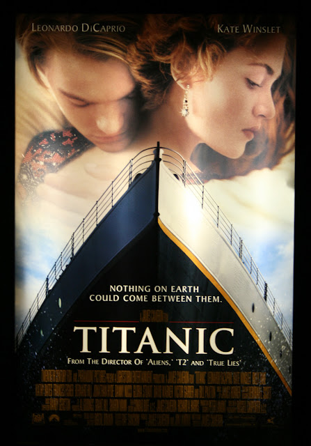 TITANIC promotion poster for the Cameron film