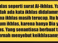 Ikhlas, Kunci Kebahagiaan