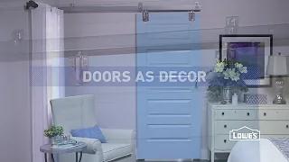 Sliding doors for more space