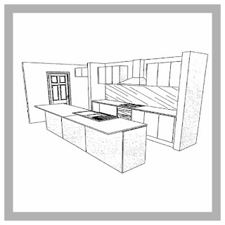 sketsa kitchen set