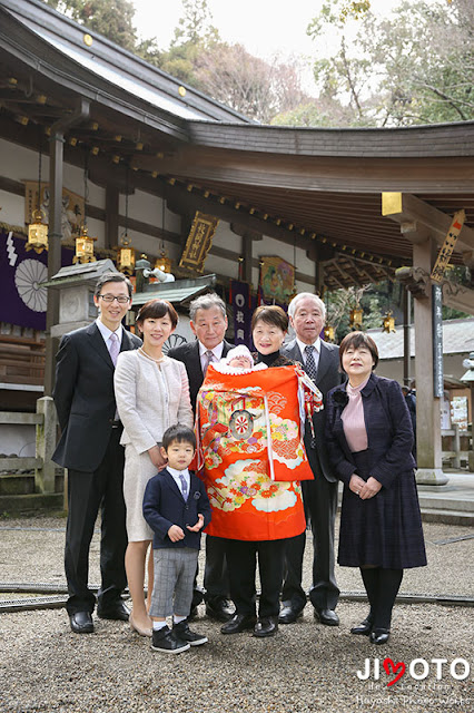 枚岡神社でお宮参り出張撮影