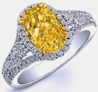 Canary Diamond Engagement Rings