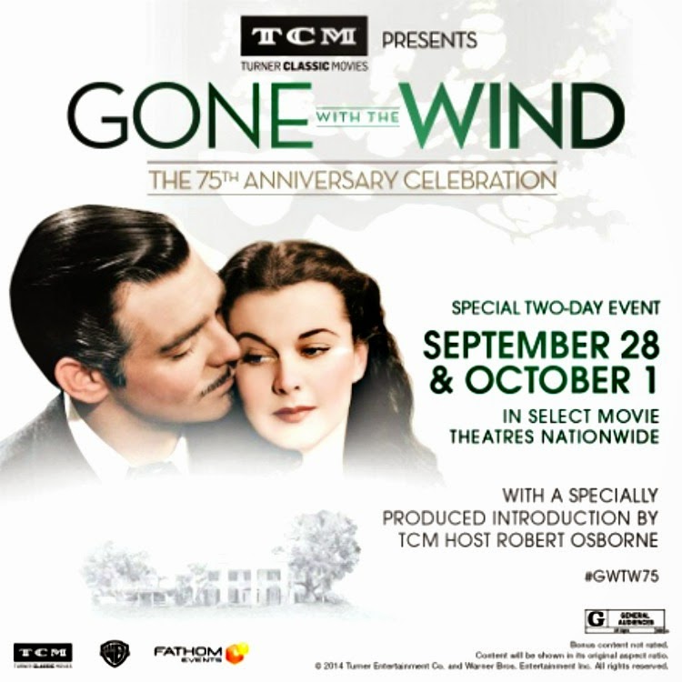 A Vintage Nerd, Vintage Blog, Classic Film Blog, Old Hollywood Blog, TCM Gone with the Wind, Turner Classic Movie Screening