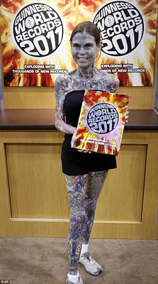 Worlds Most Tattooed Woman