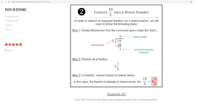 Multiplying Fractions Notes 2
