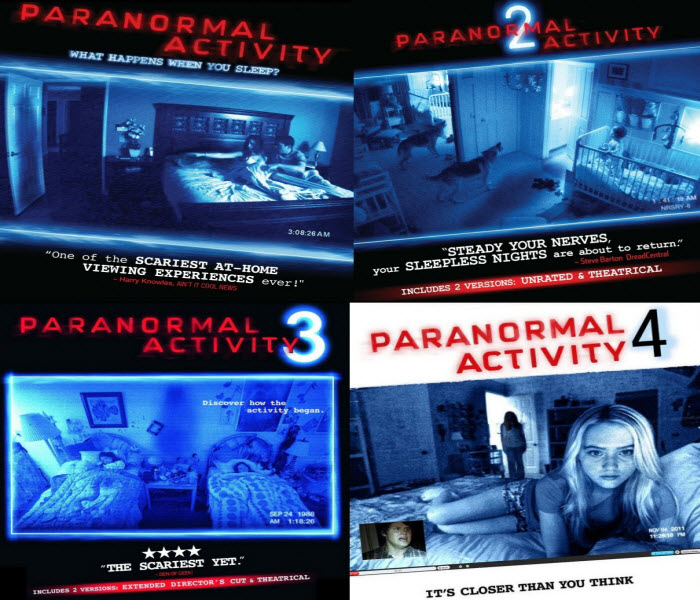 سلسلة أفلام الرعب ظواهر خارقة Paranormal Activity كاملة و مترجمة