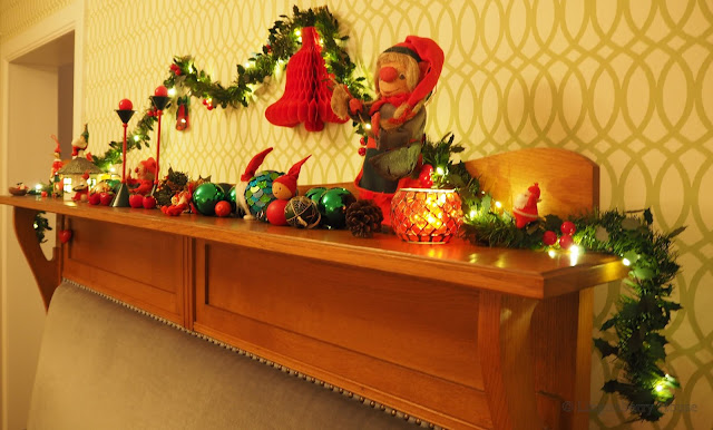 lingonberryhouse, joulu, christmas, decoration, sisustus, punainen, red, old things