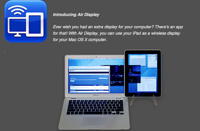 Air Display Apps Make iPad as Second Screen From Monitor computer