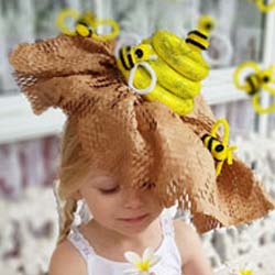 Bumble Bee Easter Hat parade DIY tutorial