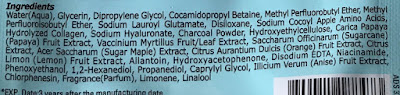 Ingredients of Purederm Deep Purifying Black O2 Bubble Mask ( Charcoal )