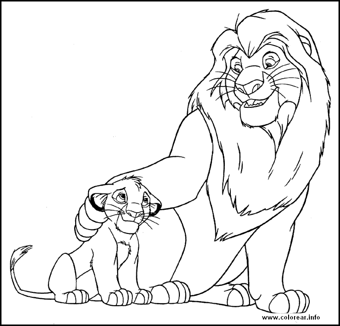 Animal Coloring Pages Lion King. Please give me comment , Thanks before