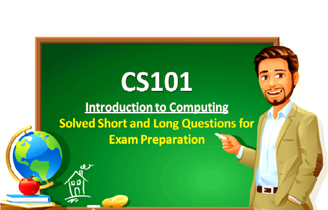  CS101 Solved Subjective Questions from past papers By Study Science Solutions.