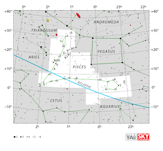 IAU: Карта на съзвездието Риби | Pisces