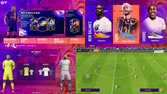 FIFA 18 MOD FIFA 23 FOR ANDROID OFFLINE WITH HD GRAPHICS, NEW TRANSFERS,  KITS 23/24 and FIFA 16 MOD 