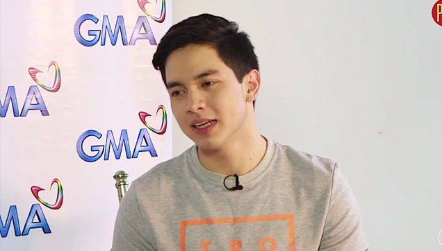 Alden Richards reaction to Candy Fair 2010 photo with Maine Mendoza 