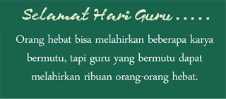 Kumpulan Kata Kata Ucapan Selamat Hari Guru Nasional Berserta