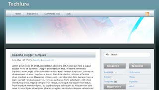 Techlure XML Blogger Template