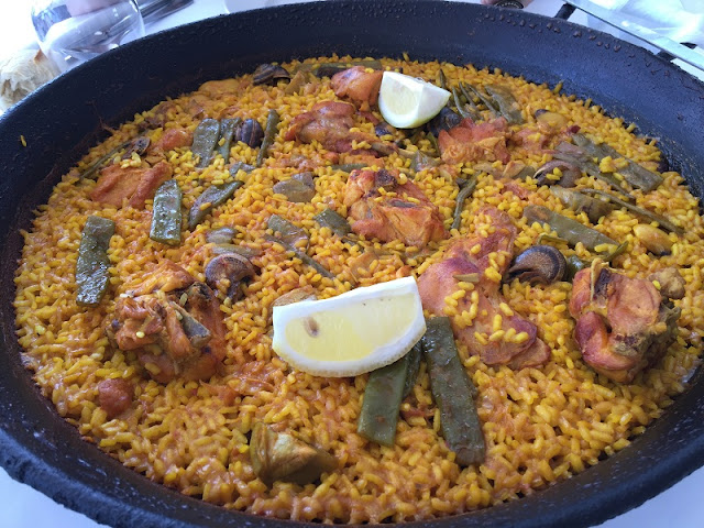 Paella valenciana del restaurante Ca´l Deu