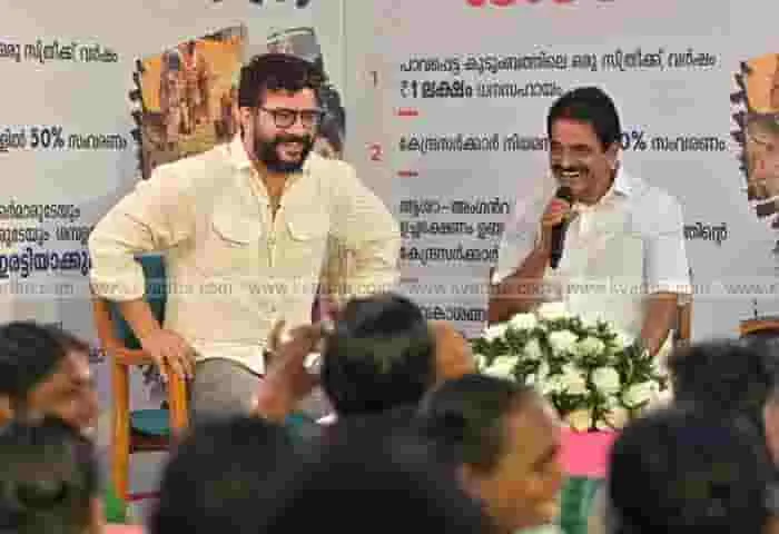 News, News-Malayalam-News, Kerala, Kerala-News, Politics, Politics-News, Lok-Sabha-Election-2024, Ramesh Pisharody seeks votes for KC Venugopal.