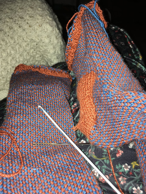 Purl stitch soho, pixel stitch socks, chaussettes tricot,