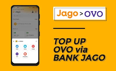 top up ovo dari bank jago