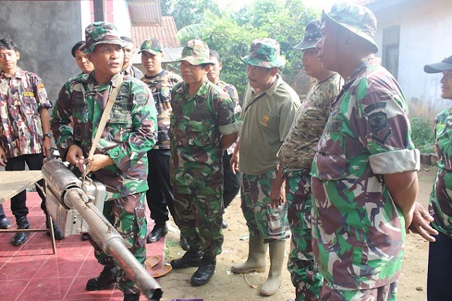 Koramil 05/Sawangan Perang Lawan Nyamuk DBD