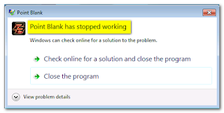  Point Blank has stopped working 