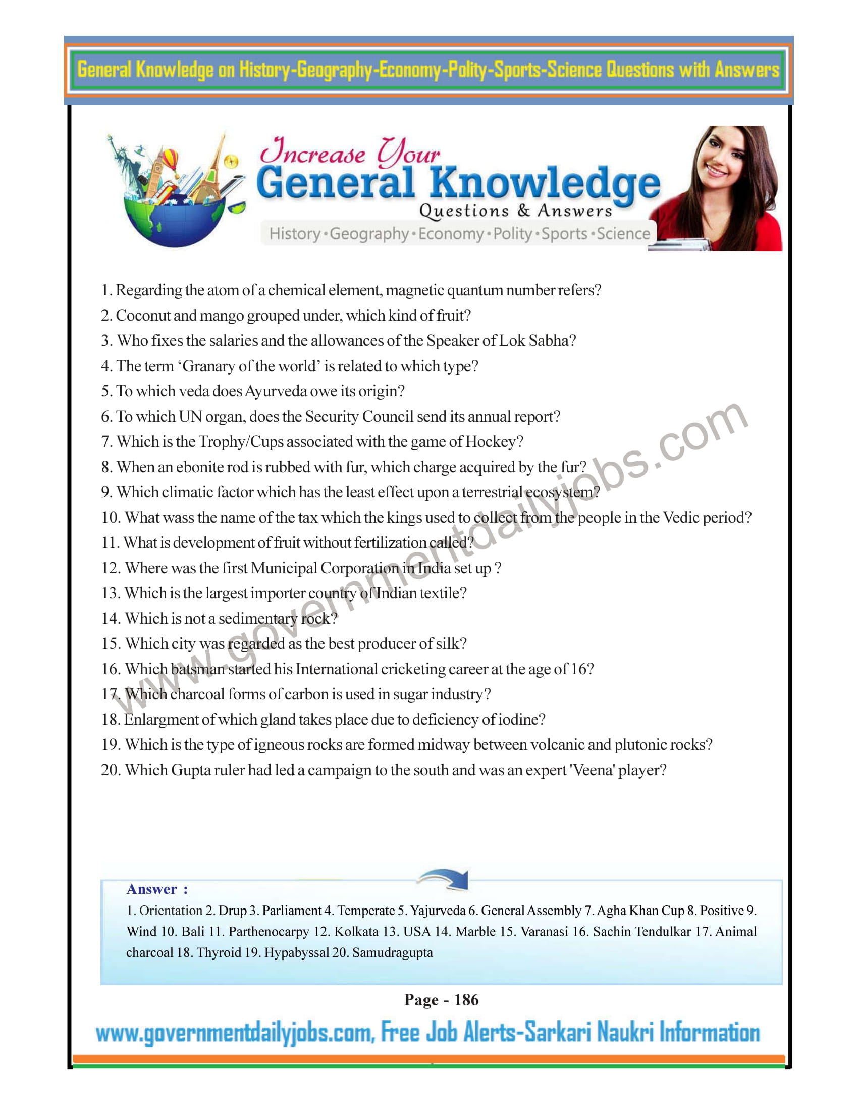 General Awareness Questions and Answers