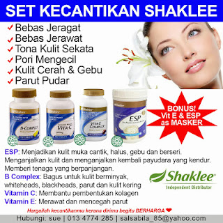 set kecantikan kulit shaklee