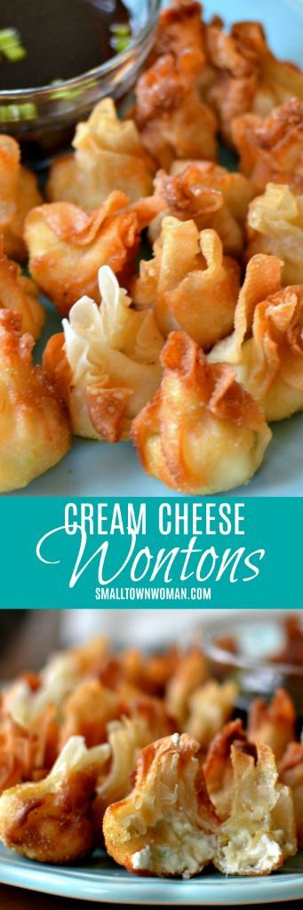 Pepper Jack Chicken Cream Cheese Wontons | Pepper Jack Chicken | Wonton Recipes | Appetizers | Party Food | Football Food | Cream Cheese Wontons | Small Town Woman #creamcheesewontons #wontons #pepperjack