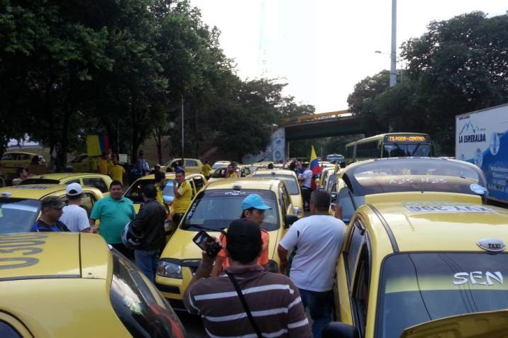 Terminó el paro de taxistas en Cúcuta
