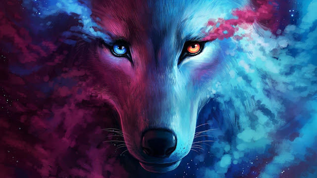 White Wolf Fantasy Art