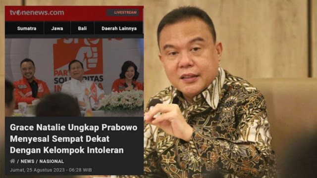 Gerindra Klarifikasi Terkait "Prabowo Menyesal Sempat Dekat Dengan Kelompok Intoleran"