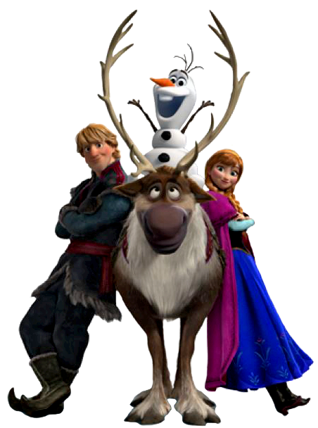 Frozen em png vetorizado