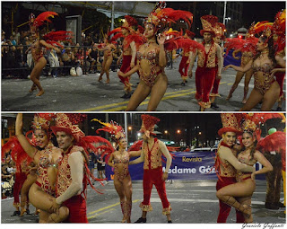 Desfile Inaugural del Carnaval. Revistas. Uruguay. 2019. Madame Gótica