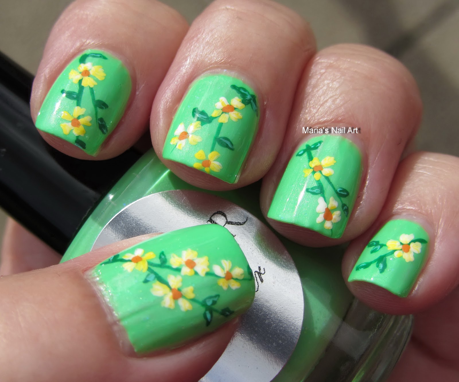 Flowers on the heather | Nail Art