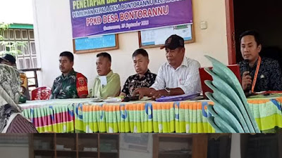 Tetapkan Daftar pemilih tetap Pilkades Bontorannu, PPKD Gelar Rapat Pleno Terbuka 
