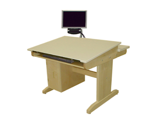 Drafting Table Computer Desk Combo