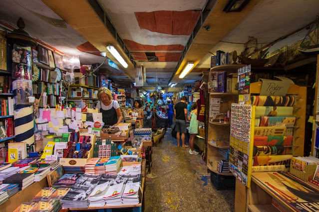 Libreria Acqua alta-Venezia