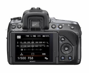 Sony shows off new Alpha DSLR a550 and a500 cameras