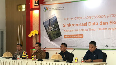 Sekda Buka FGD Sinkronisasi Data dan Ekspose Koltim Dalam Angka