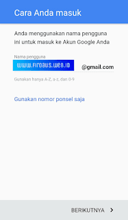 Nama pengguna email