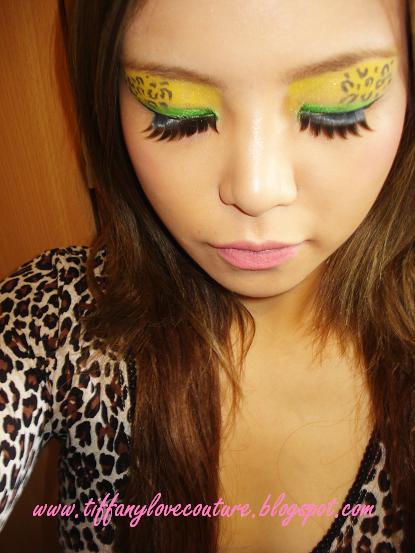 animal print makeup. Leopard print make up look +