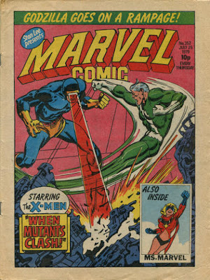 Marvel Comic #352, Cyclops vs Quicksilver