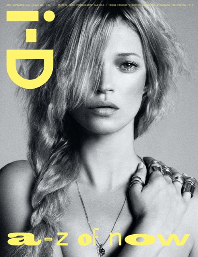 Kate Moss Covers i-D Magazine's 2013