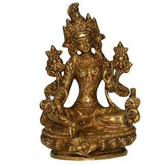  DronaCraft Blessing Tara Buddha Handmade Brass Statue