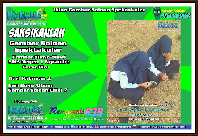 Iklan Gambar Soloan Spektakuler - Gambar Siswa-Siswi SMA Negeri 1 Ngrambe Cover Biru 4-7