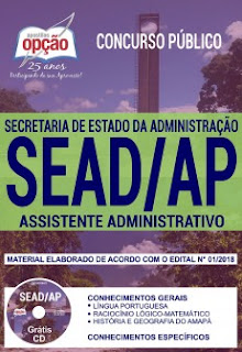 Download Apostila Concurso SEAD AP 2018 PDF 